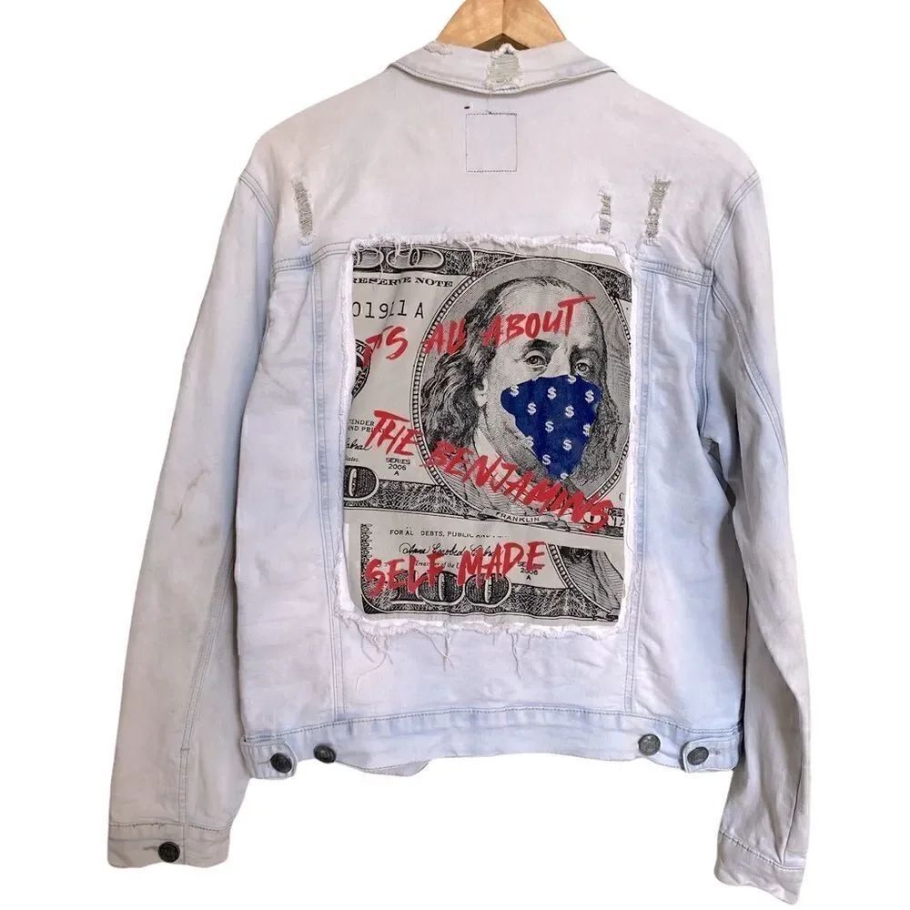 SPARK RIP & REPAIR BENJAMIN JACKET ICE BLUE